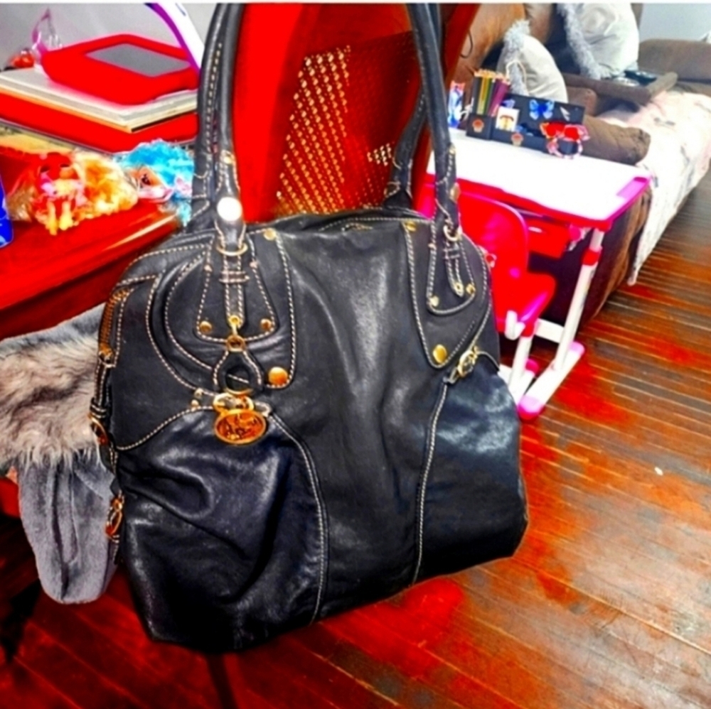 Y2K VERY RARE JUICY COUTURE REAL LEATHER SATCHEL